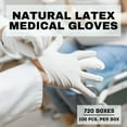 thumbnail image 2 of SSBM Synthetic Vinyl Powder Free Gloves Natural Medium Disposable Exam Grade 4.5 Mil Industrial Rubber Latex 72000 Pcs, 2 of 6