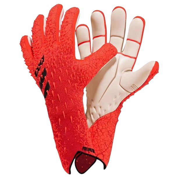 Advancent Guantes de portero ligeros y transpirables de goma para una amplia gama de actividades de fútbol antideslizantes Ropa Deportiva, Zapatos Blanco Naranja