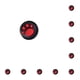 thumbnail image 1 of Sidaley Grips Caps Cómodo Antideslizante Útil Realce Reemplazo perfecto Thumbstick Cover Controlador Accesorios Rojo sobre negro rojo sobre negro 10piezas, 1 of 6