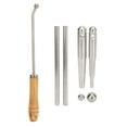 thumbnail image 2 of Trumpet Neck Repair Tool,  Effect Portable Trombone Repair Tool Set Wide Match Stainless Steel Beech  For Maintenance, 2 of 8