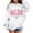 White, variant on Hoodies for Girls City Name Letter Print Grey Hoodie Casual Long Sleeve Classic Hoodie Fall Clothes Boys 5-6 Years Clothes