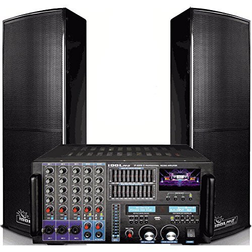 IDOLpro IP6000 II & IPS Pro Karaoke Amp & Speakers Package