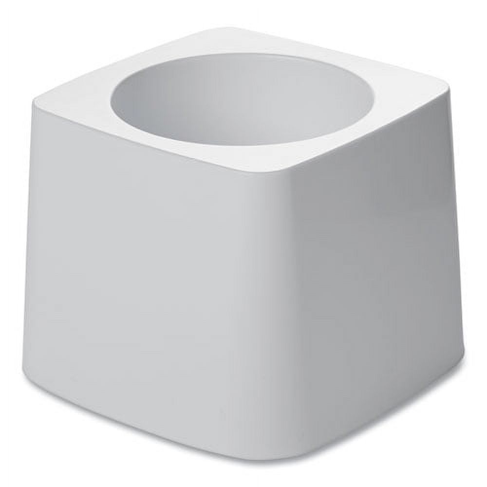Commercial-Grade Toilet Bowl Brush Holder, White | Bundle of 10 Each
