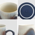 thumbnail image 3 of Blue Coffee Mug, Set of 1 Capacity 11.5 oz Kiln Made Mug for Office and Home Dishwasher and Microwave Safe, 3 of 7