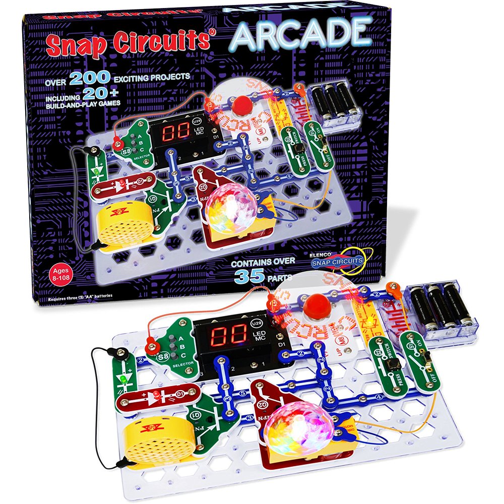 Snap Circuits Arcade Electronics Discovery Kit - Walmart.com - Walmart.com
