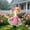 D, variant on Nkmbld Porch Goose Clothes, Spring Summer Goose Decor for Cement Plastic Goose Statue Decor, Lawn Porch Goose Clothing for Patio Yard Decor