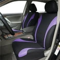 thumbnail image 2 of Universal Car Seat Covers Polyester Fabric Fit for Most Car SUV Truck Easy to Install Seat Covers for Car(red 2 Seat), 2 of 5