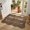 Brown, variant on Oval Door Mat 24"×36" Bless Our Absorbent Door Mat Outside Entrance Home and All Who enter Low-Profile Non Slip Front Rug for Kitchen Bathroom Bedroom