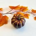 thumbnail image 5 of Artificial Pumpkin plastic Lifelike Pumpkins DIY Craft Halloween Fall Harvest Thanksgiving Table Centerpiece Decoration, 4pcs, 5 of 5