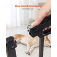 thumbnail image 3 of Baby Gate VEVOR ajustable de 75 a 94 cm de ancho y 76 cm de alto, color negro, 3 of 9