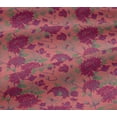 thumbnail image 4 of oneOone Cotton Jersey Light Green Fabric Leaves & Floral Artistic Sewing Material Print Fabric By The Yard 58 Inch Wide, 4 of 4