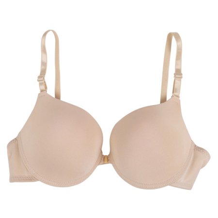 

Wisremt Front Button Bra Women Adjustable Super Gathering Push Up Bra Femme 3/4 B C Cup Padded Seamless Underwire Bras for Women