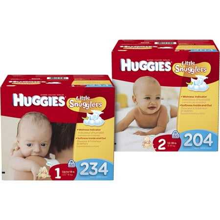 Huggies Little Snugglers Diapers, Econom