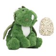 thumbnail image 1 of Lindo juguete de peluche Kilisky, suave, cómodo y con relleno completo, adorable dinosaurio verde de peluche, 1 of 8
