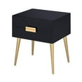 thumbnail image 4 of ACME Denvor Rectangular Wooden End Table in Black and Gold, 4 of 5