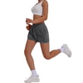 thumbnail image 5 of Pinspark 2 in 1 Athletic Shorts for Women, High Waisted Running Shorts with Zipper Pockets, 5 of 6