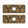 thumbnail image 7 of Yayeee Faucet Mat for Kitchen Sink 14.7" Diatomite Long Splash Guard Pad, Retro Abstract Eagle, 2 Pack, 7 of 7