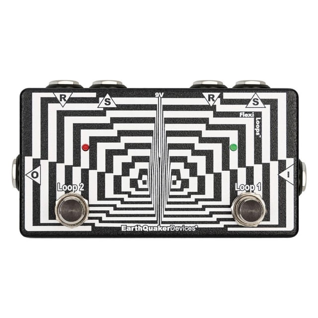 Pedal circular Earthquaker Devices Flexi Loops True Bypass