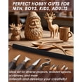 thumbnail image 3 of Kit de tallado en madera Bluvizo Deluxe con funda de piel 25 en 1, 3 of 6