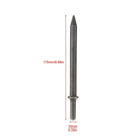 

Hard 45# Steel Solid Long Air Chisel Impact Head for Cutting Rusting Removal