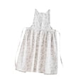 thumbnail image 4 of deevoka American Country Floral Pattern Woodworking Apron Painting Apron for Welding White, 4 of 9