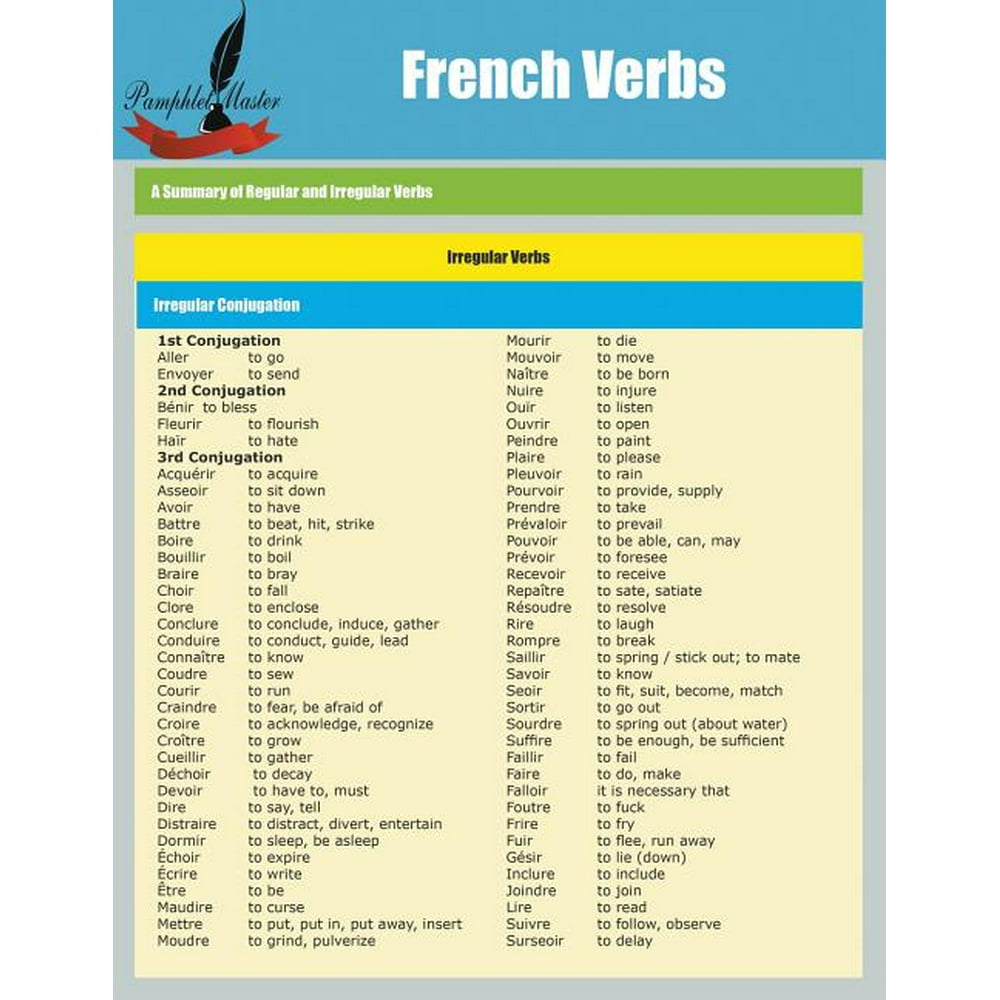 french-verbs-a-summary-of-regular-and-irregular-verbs-walmart
