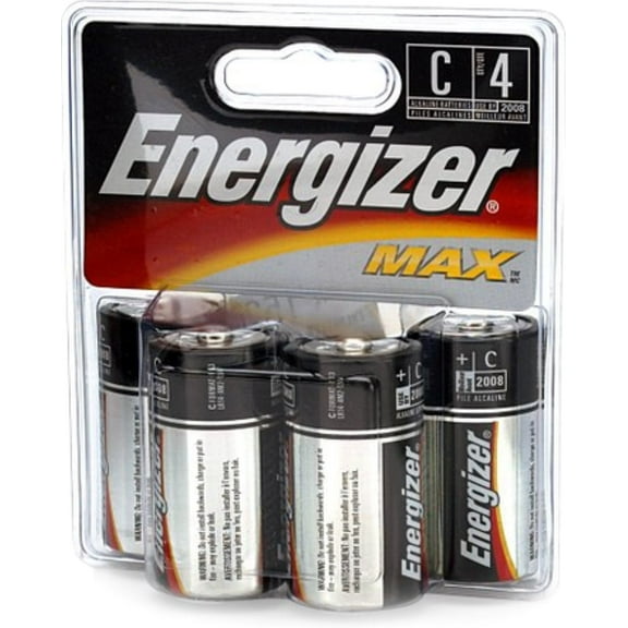 Energizer MAX C Alkaline Batteries 4 Ea (Pack of 3)