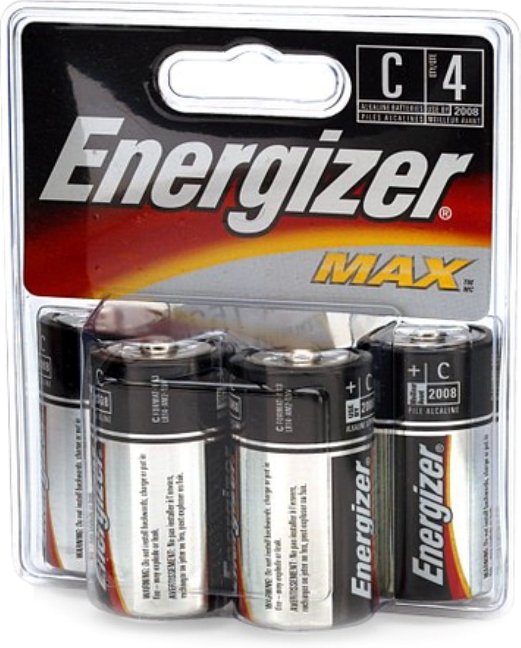 Energizer MAX C Alkaline Batteries 4 Ea (Pack of 3)