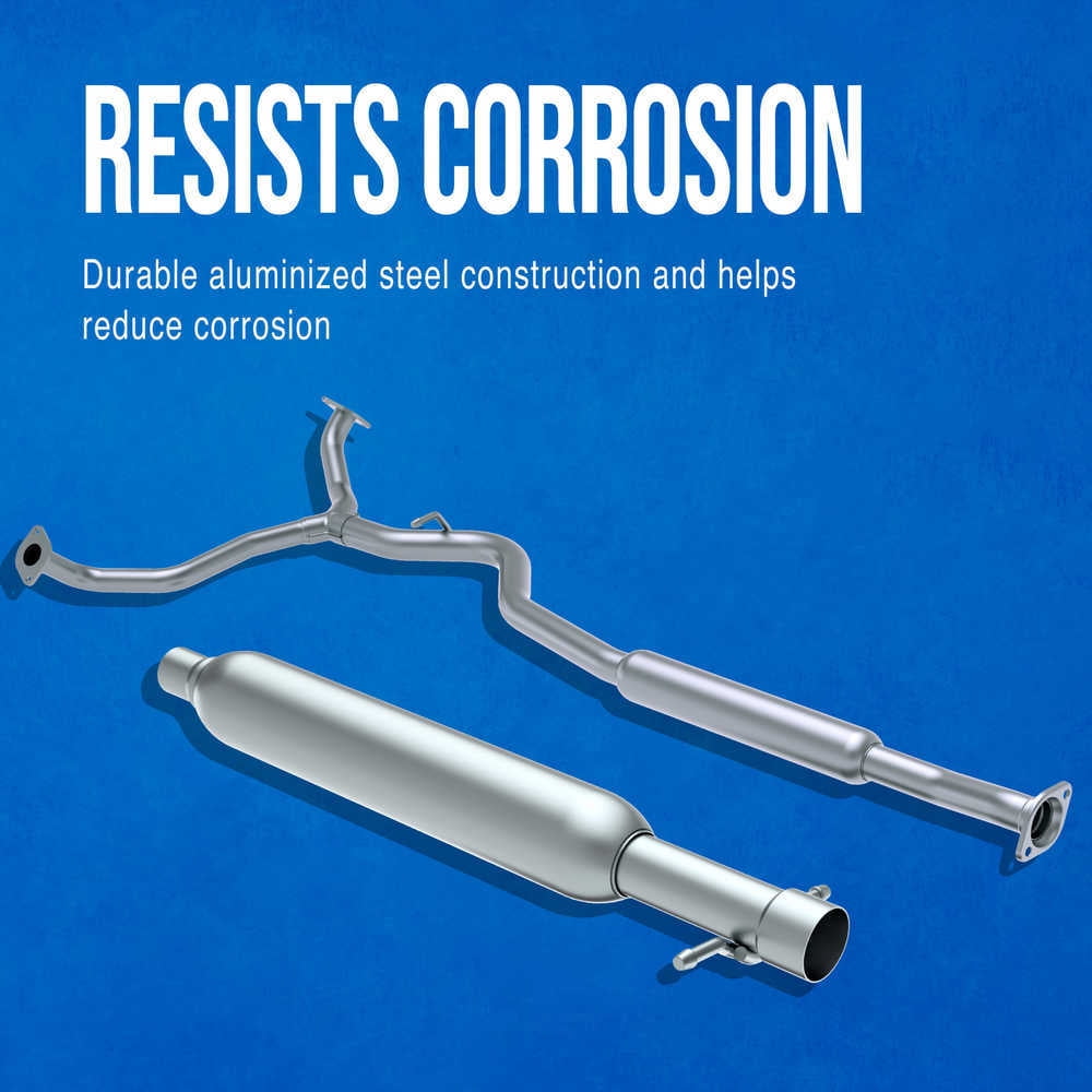 Walker Exhaust 21214 Direct Fit Exhaust Resonator Overall Length 30.860 IN