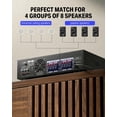 thumbnail image 3 of Receptor amplificador de audio estéreo Bluetooth 5.0 Donner MAMP5, 3 of 6