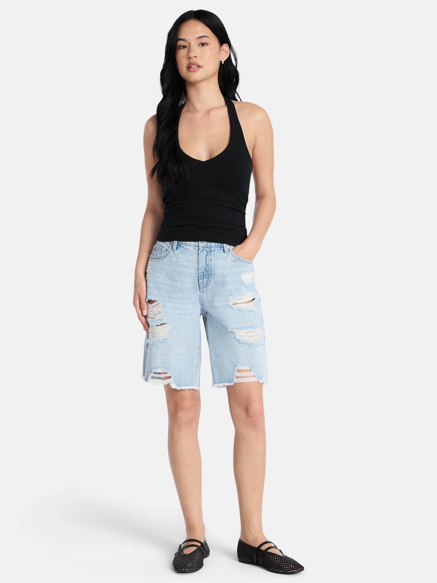 Madden NYC Women’s Sleeveless Halter Top, Sizes XXS-XXL