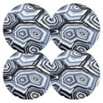 thumbnail image 2 of Concentric Circle Pattern 6-Piece 15.4in Durable PVC Plate Mats, Heat-Resistant for Parties and Dining, 2 of 7