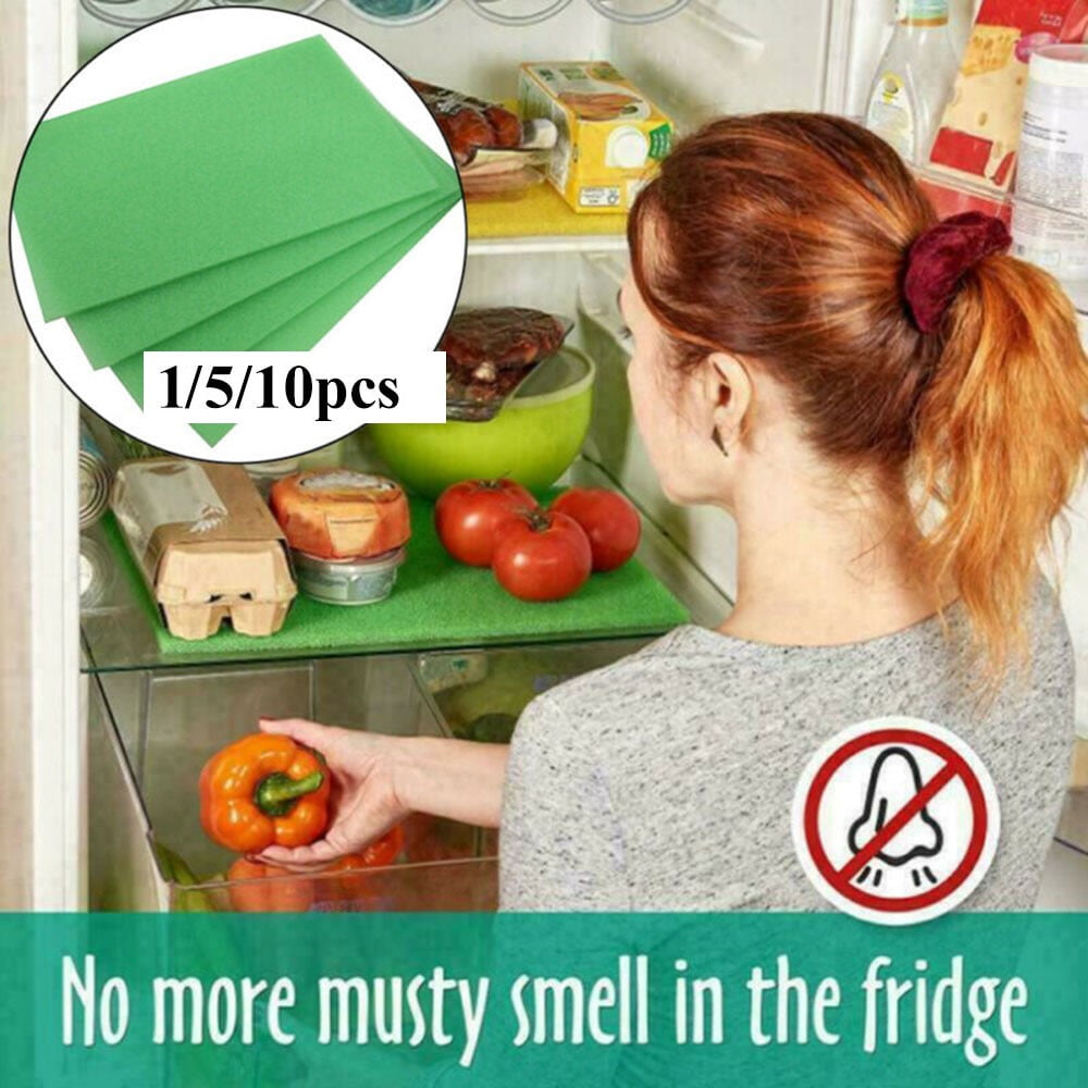yaaqii 1/5/10Pcs Filter Sponge For Refrigerator Proof Vegetable Fruit
