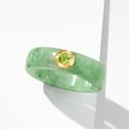 thumbnail image 6 of Ross-Simons Jade and .30 Carat Peridot Ring With 14kt Yellow Gold, Women's, Adult, 6 of 7