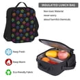 thumbnail image 5 of Disketp Rainbow Snowflake Large Capacity Backpack Lunch Bag Pencil Case Combination 3 Piece Set for Student, 5 of 7