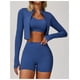 thumbnail image 4 of Chaqueta de Yoga for mujer, chaqueta de Yoga deportiva for correr al aire libre con cremallera, chaqueta de manga larga, ropa de Yoga de secado rápido for niñas, 4 of 7