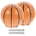 thumbnail image 2 of Godderr Basketball Drawer Handle Cabinet Knob Pulls Drawer Wardrobe Door Round Decorative Pull Handles for Kids Room Furniture, 2 of 6