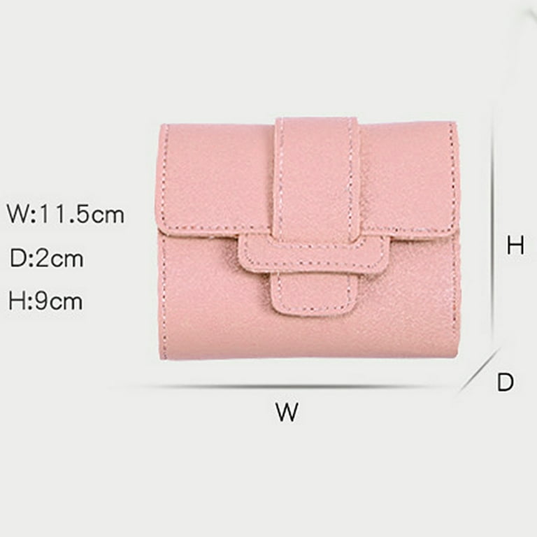 Long Leather Wallet for Women, EEEkit Trifold Purse, Ladies Credit Card  Holder, Large Capacity Travel Snap Clutch 