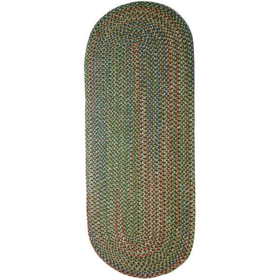 Rhody Rug Katie Sage Multi 2X6 Oval