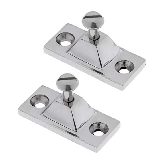 2PCS Boat 7/8" Bimini Top Side Mount Deck Hinge Fitting Marine 316 Stainless Steel