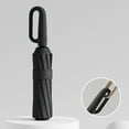 thumbnail image 1 of Windproof Reverse Automatic Folding Umbrella with Reflective Strip for Travel Rain and Sun Durable Portable Ring Buckle Design, 1 of 3