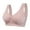 Rose Gold, variant on GDREDA Women's Wireless Bra Women's Comfortable And Sexy Transparent Shoulder Strap Cordless Backless Spongeless With Convertible Shoulder Straps Pink,36