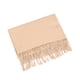thumbnail image 1 of Qarigey Bufandas femeninas de marca de lujo, versátiles, fáciles de combinar, elegantes y modernas, bufanda lisa de lana de cordero al tacto Accesorios de disfraces Beige, 1 of 6