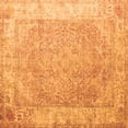 thumbnail image 1 of Ahgly Company Indoor Square Abstract Orange Contemporary Area Rugs, 5' Square, 1 of 1
