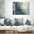 thumbnail image 4 of Designart Grey Abstract Pattern Oil Painting - Abstract Throw Pillow - 16x16, 4 of 5