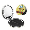 thumbnail image 1 of Pofeuu SpongeBob SquarePants Miroir de Maquillage de Poche Portable Couverture en PU Miroir de Voyage Compact avec Verre Double Face Normal et Grossissant - Forme Ronde - Forme Ronde, 1 of 9