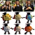 thumbnail image 3 of 5 Inch Graduation Planet Stuffed Animals with Cap, Diploma Kindergarten Preschool High School College Graduation Gifts, Cute Planet Plush Toys Graduation Gift for Her Him (Sun), 3 of 7