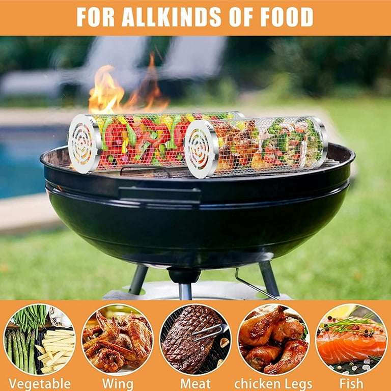Camping Barbecue Grilling Basket Charcoal Grill Outdoors Grill