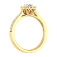 thumbnail image 2 of 1/2 Carat Round Diamond Engagement Ring in 14K Yellow Gold (Ring Size 8.5), 2 of 4