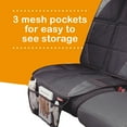 thumbnail image 4 of Diono Ultra Mat 2 Pack Car Seat Protector, Crash Tested, Water Resistant, Black, 4 of 8